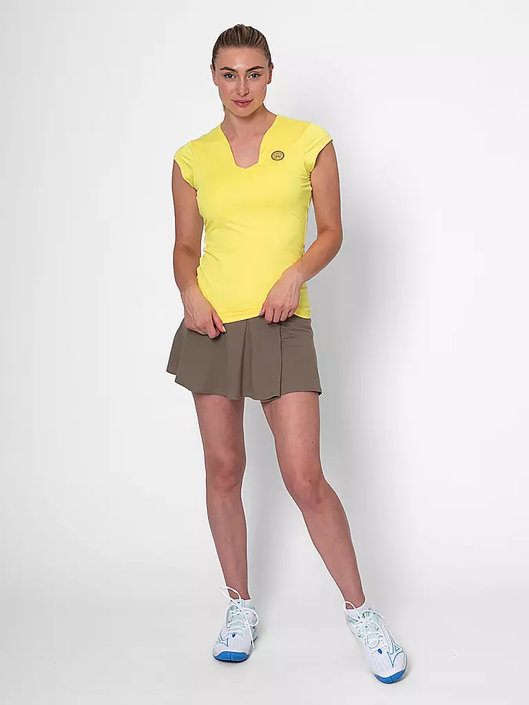 BIDI BADU | Damen Tennisshirt Spectrum  | gelb