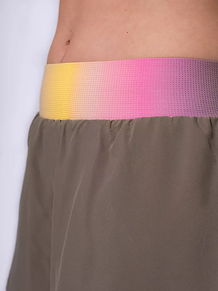 BIDI BADU | Damen Tennisshort Spectrum 2in1 | camel
