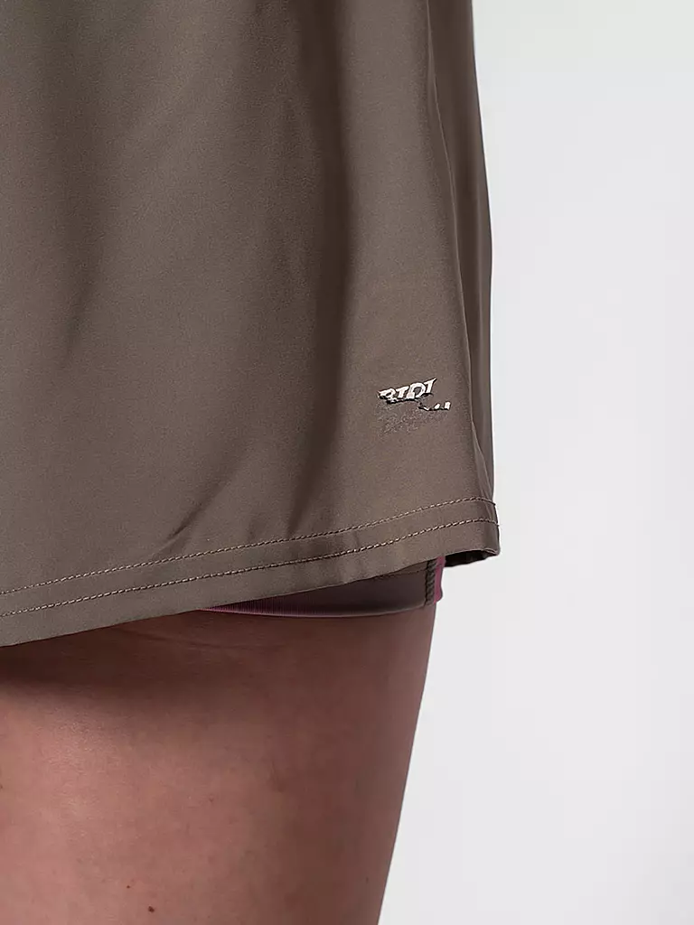 BIDI BADU | Damen Tennisshort Spectrum 2in1 | camel