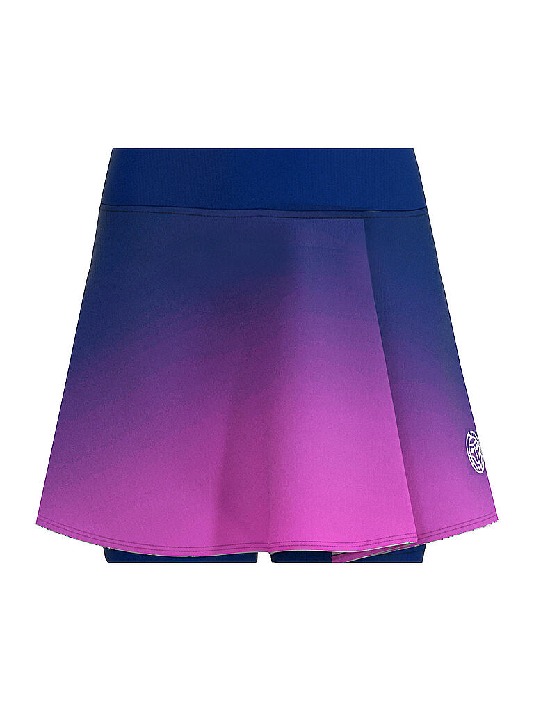 BIDI BADU | Damen Tennisskort Colortwist Printed Wavy | dunkelblau