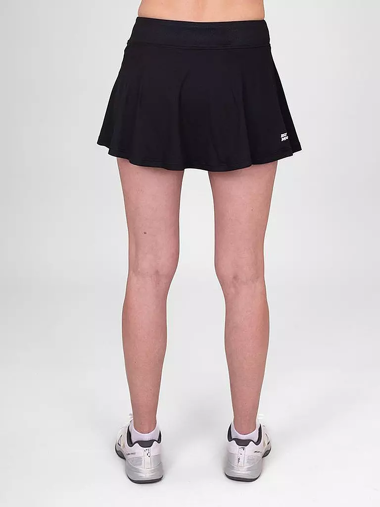 BIDI BADU | Damen Tennisskort Crew Wavy | schwarz