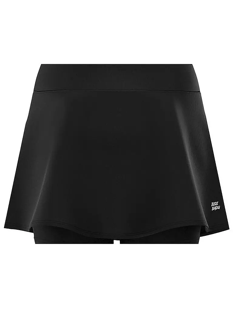 BIDI BADU | Damen Tennisskort Crew Wavy | schwarz