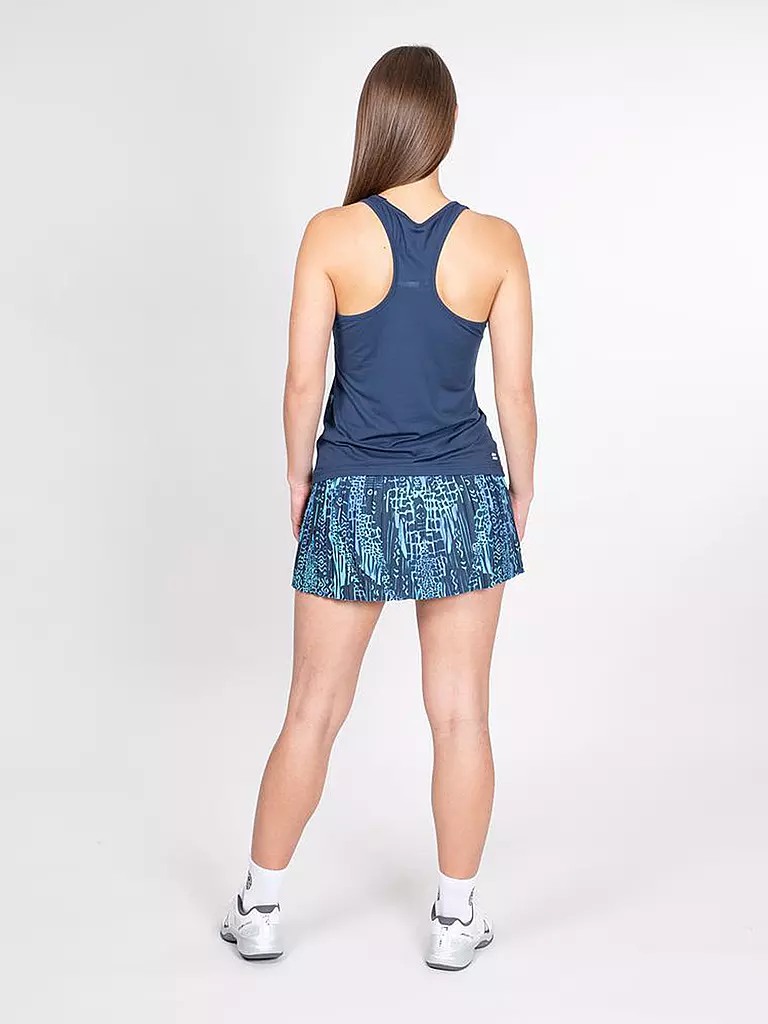 BIDI BADU | Damen Tennisskort Lowey Tech Plissee | dunkelblau