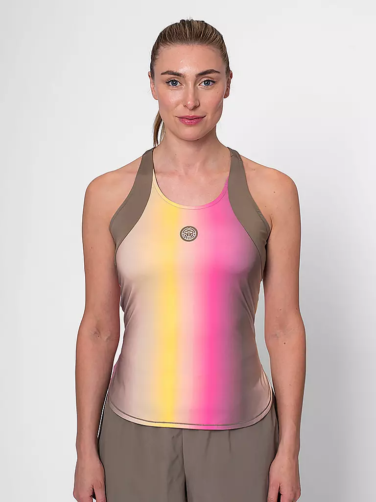 BIDI BADU | Damen Tennistank Spectrum | bunt