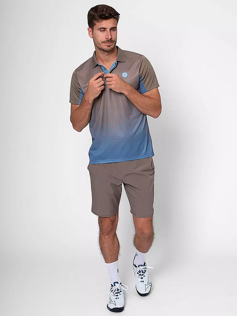 BIDI BADU | Herren Tennispolo Spectrum | camel