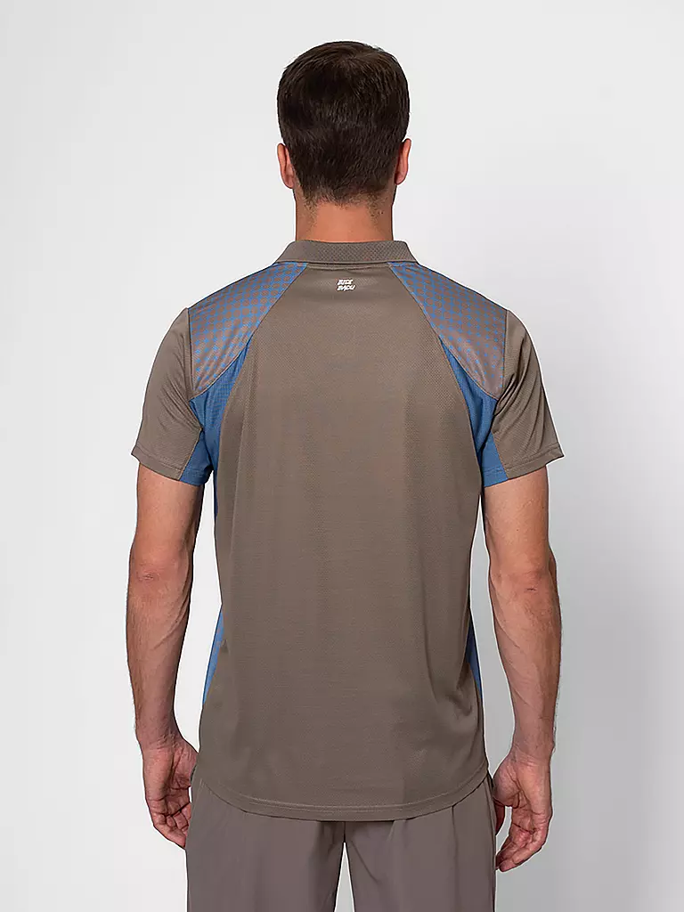 BIDI BADU | Herren Tennispolo Spectrum | camel