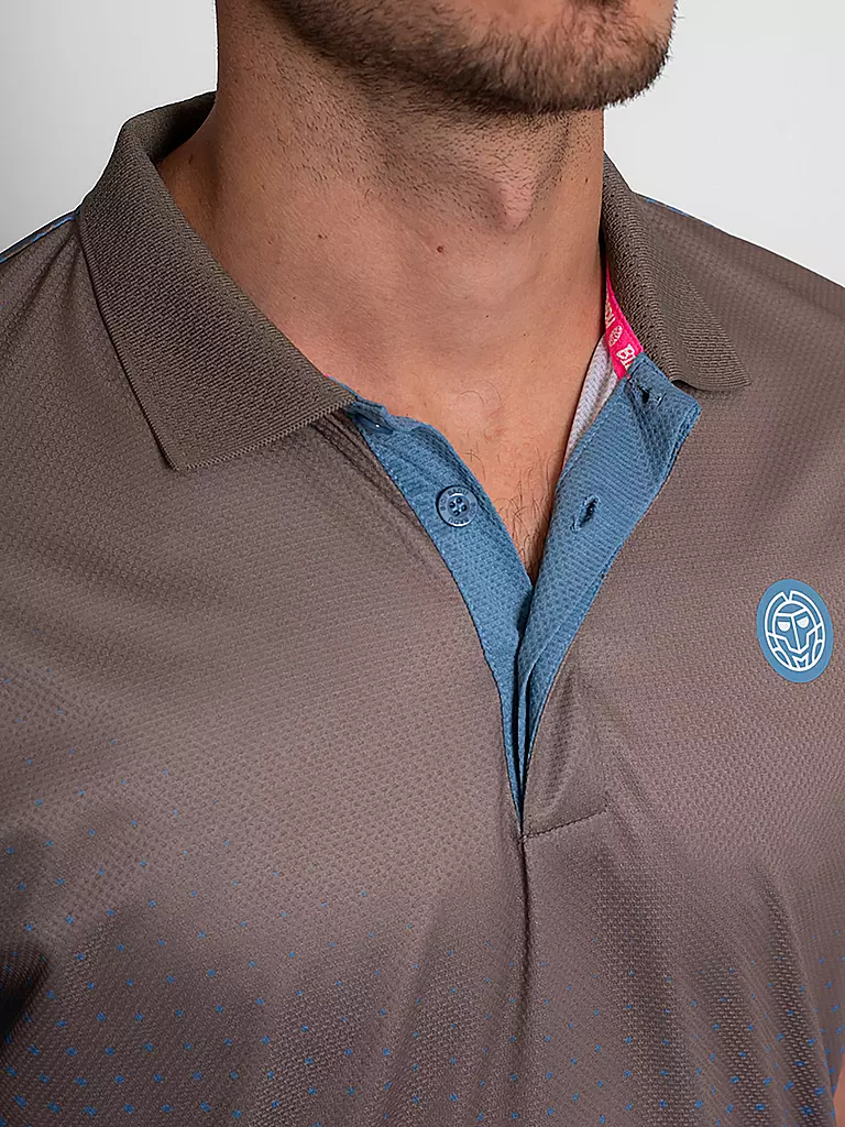 BIDI BADU | Herren Tennispolo Spectrum | camel