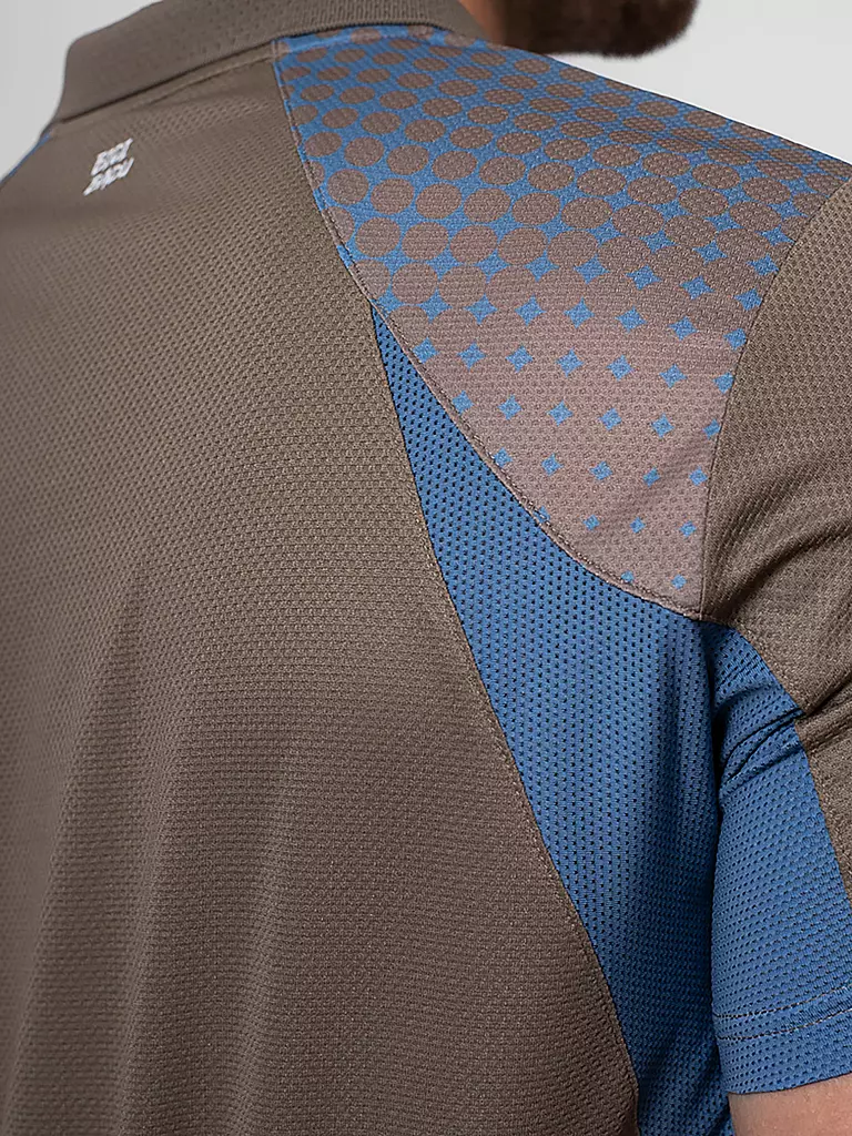 BIDI BADU | Herren Tennispolo Spectrum | camel