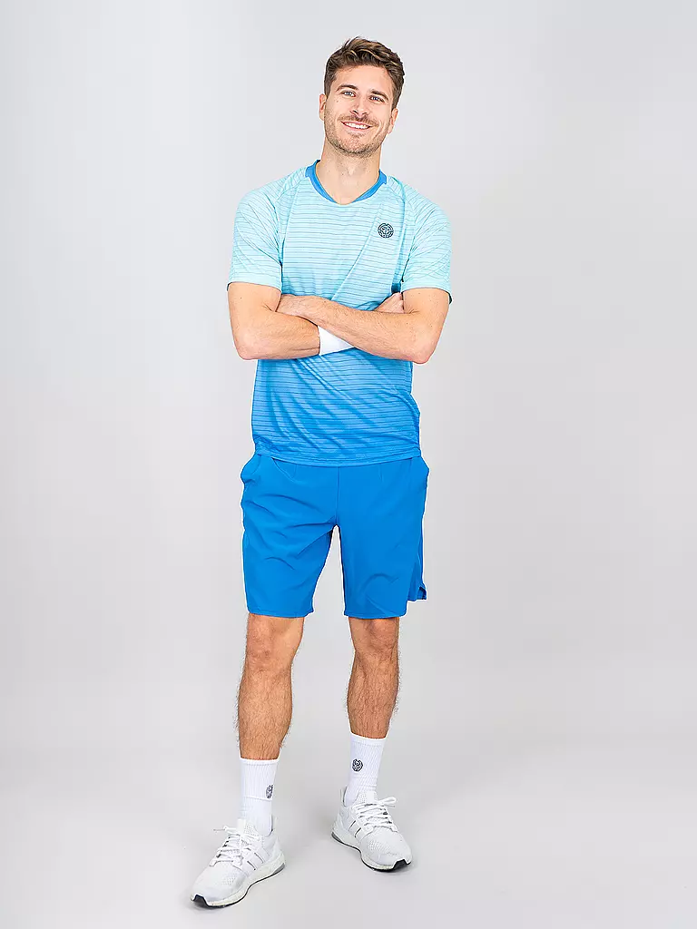 BIDI BADU | Herren Tennisshirt Colortwist Tee | türkis