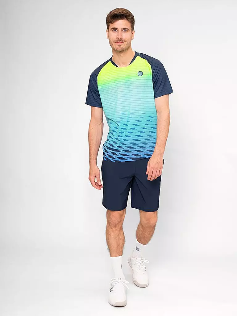 BIDI BADU | Herren Tennisshirt Colortwist Tee | dunkelblau