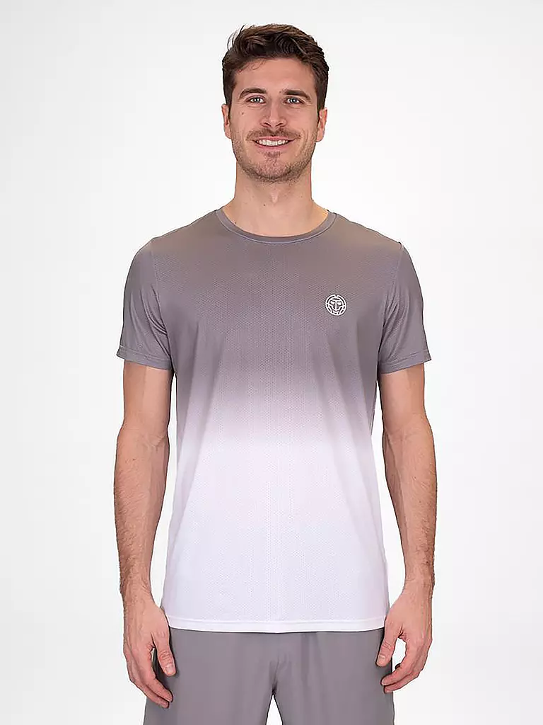BIDI BADU | Herren Tennisshirt Gradiant | grau