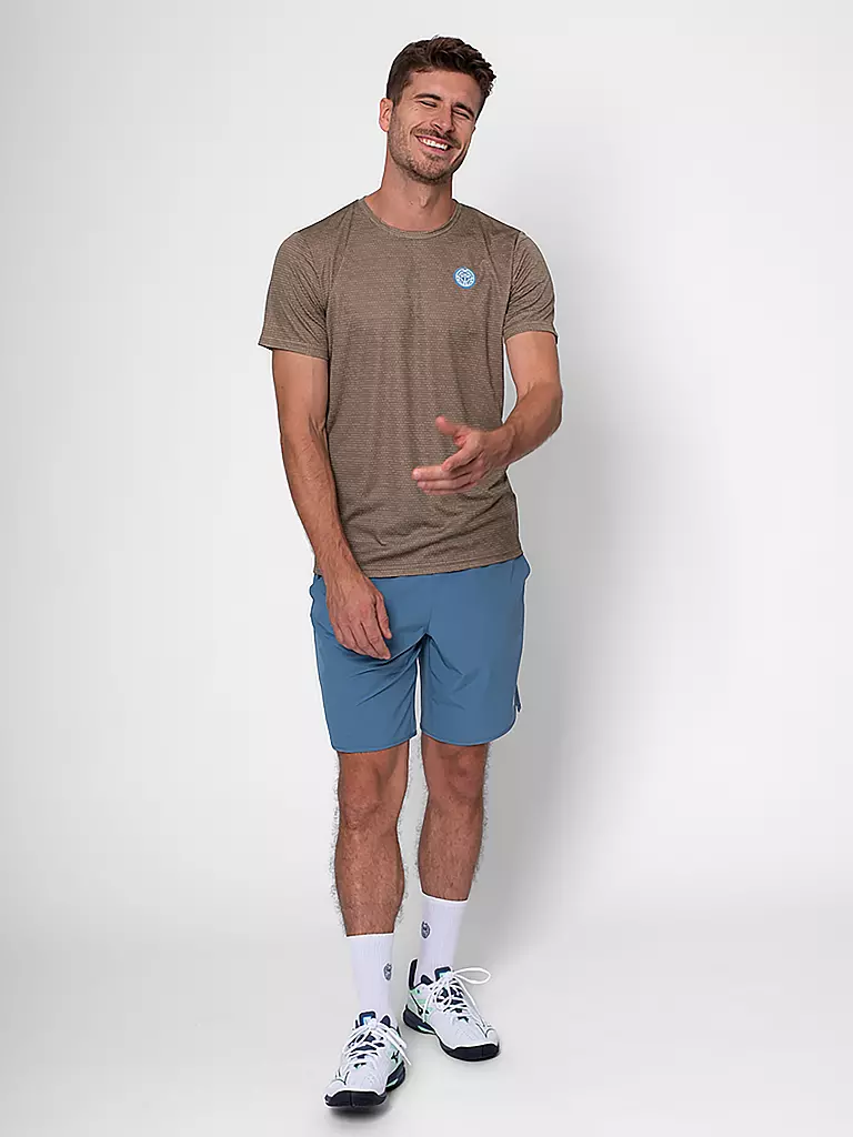 BIDI BADU | Herren Tennisshirt Spectrum | camel