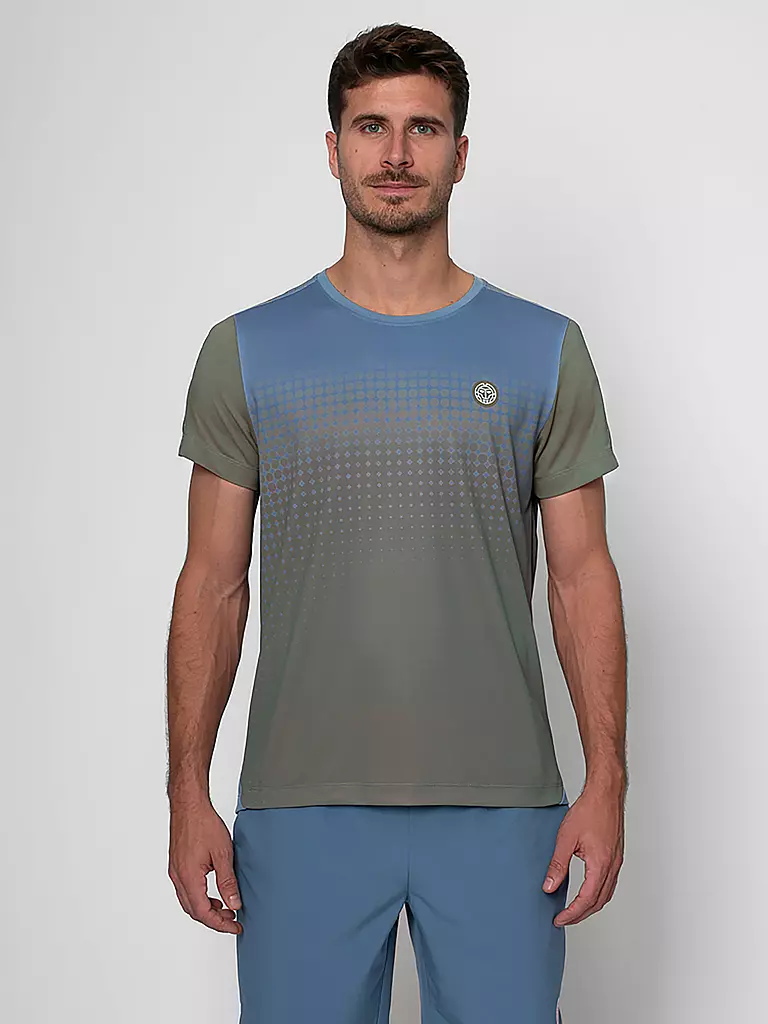BIDI BADU | Herren Tennisshirt Spectrum | camel