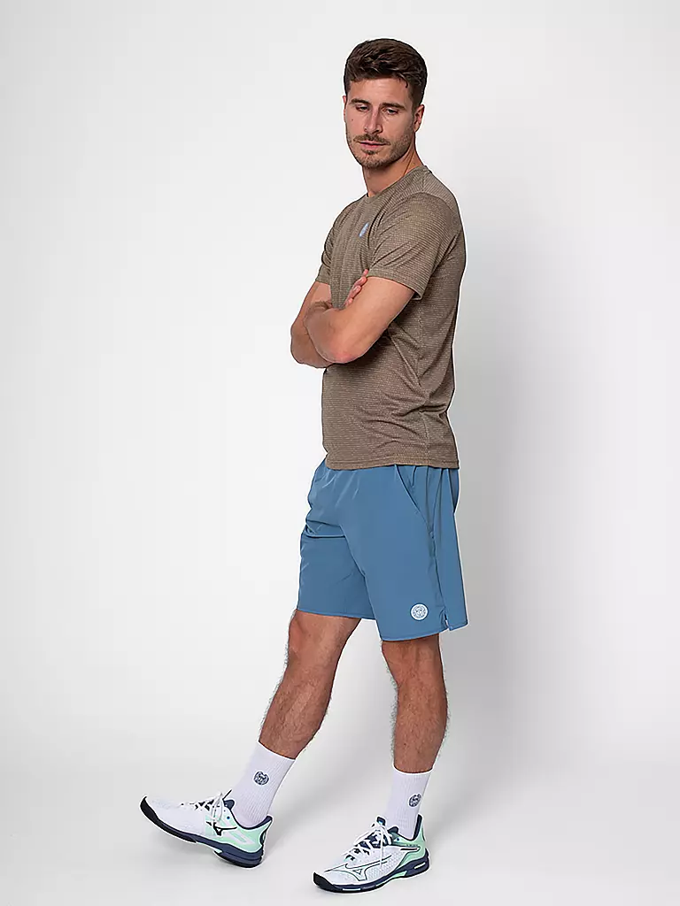 BIDI BADU | Herren Tennisshirt Spectrum | camel