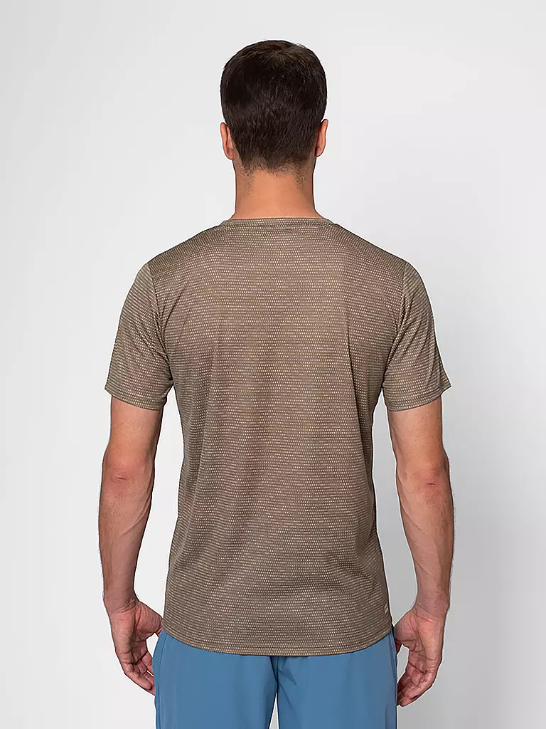 BIDI BADU | Herren Tennisshirt Spectrum | camel