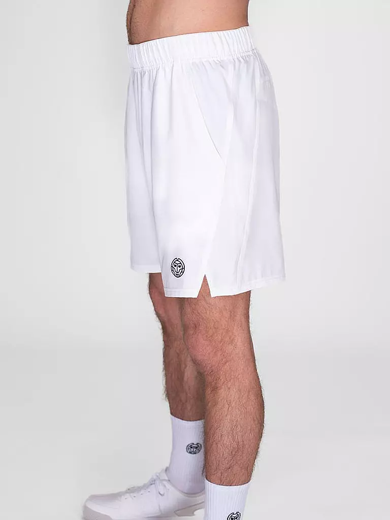 BIDI BADU | Herren Tennisshort Crew 7Inch | weiss