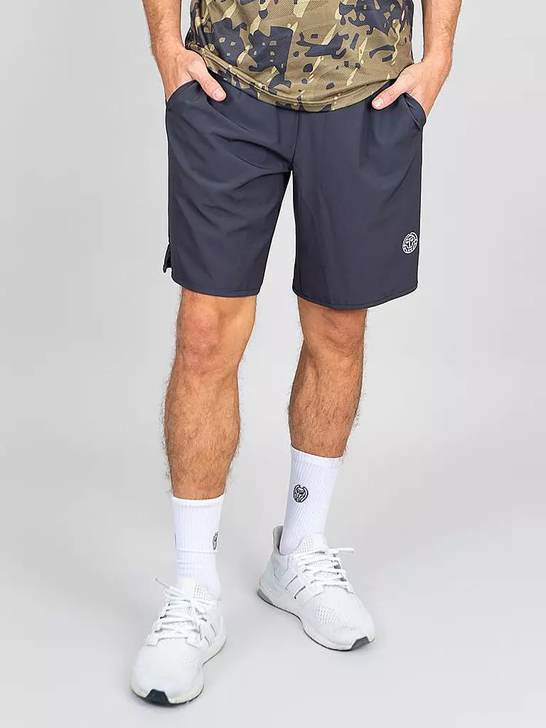 BIDI BADU | Herren Tennisshort Crew Pure Wild 9Inch | grau