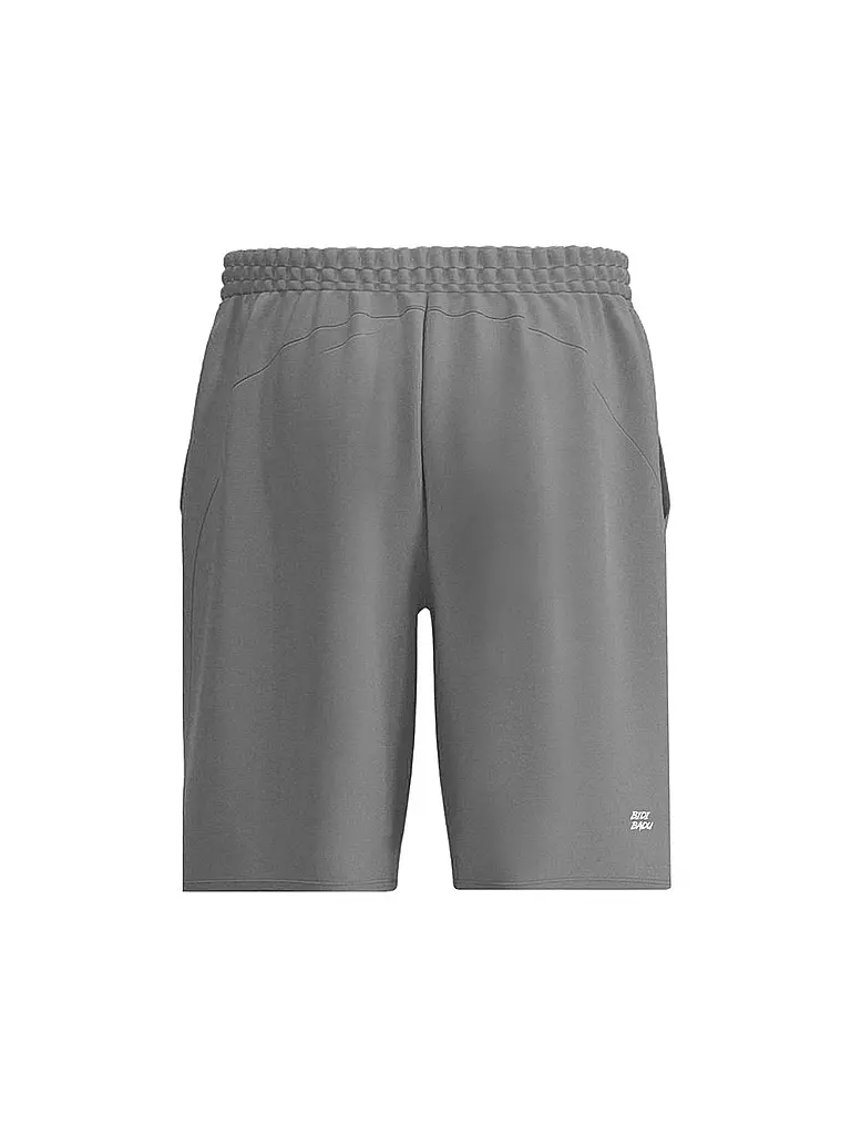 BIDI BADU | Herren Tennisshort Crew | grau