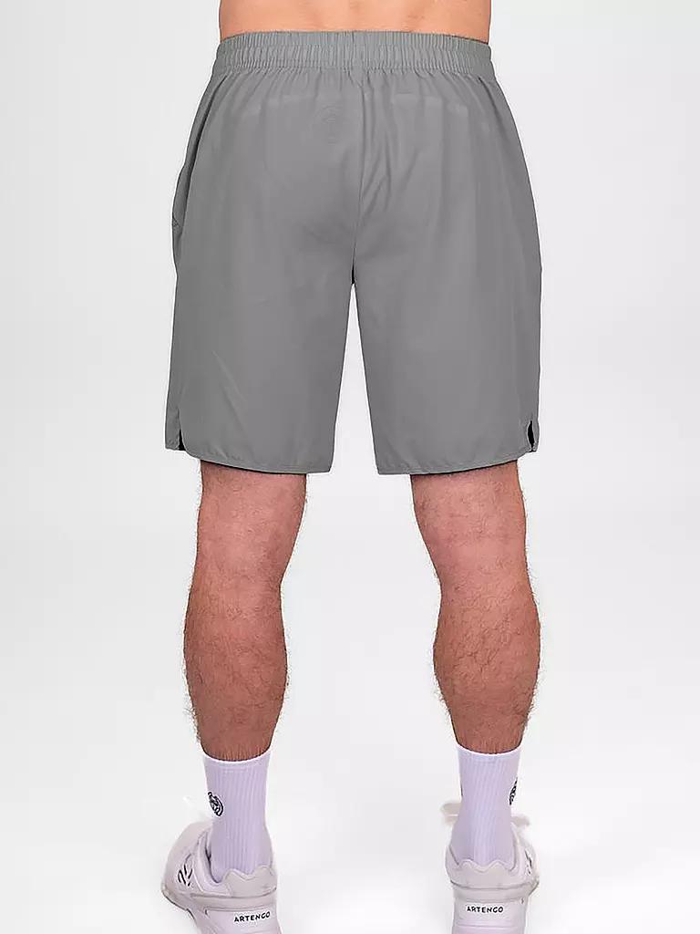 BIDI BADU | Herren Tennisshort Crew | grau