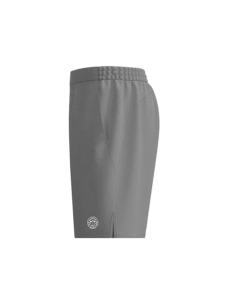 BIDI BADU | Herren Tennisshort Crew | grau