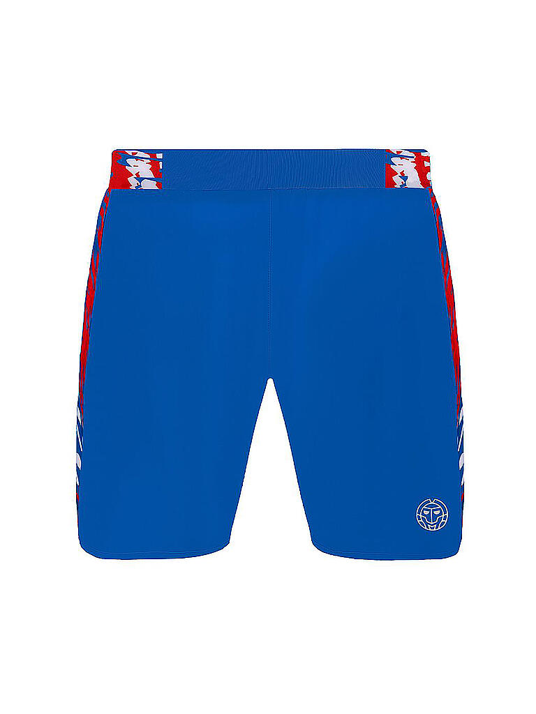 BIDI BADU | Herren Tennisshort Tulu 7Inch Tech US Flag | blau