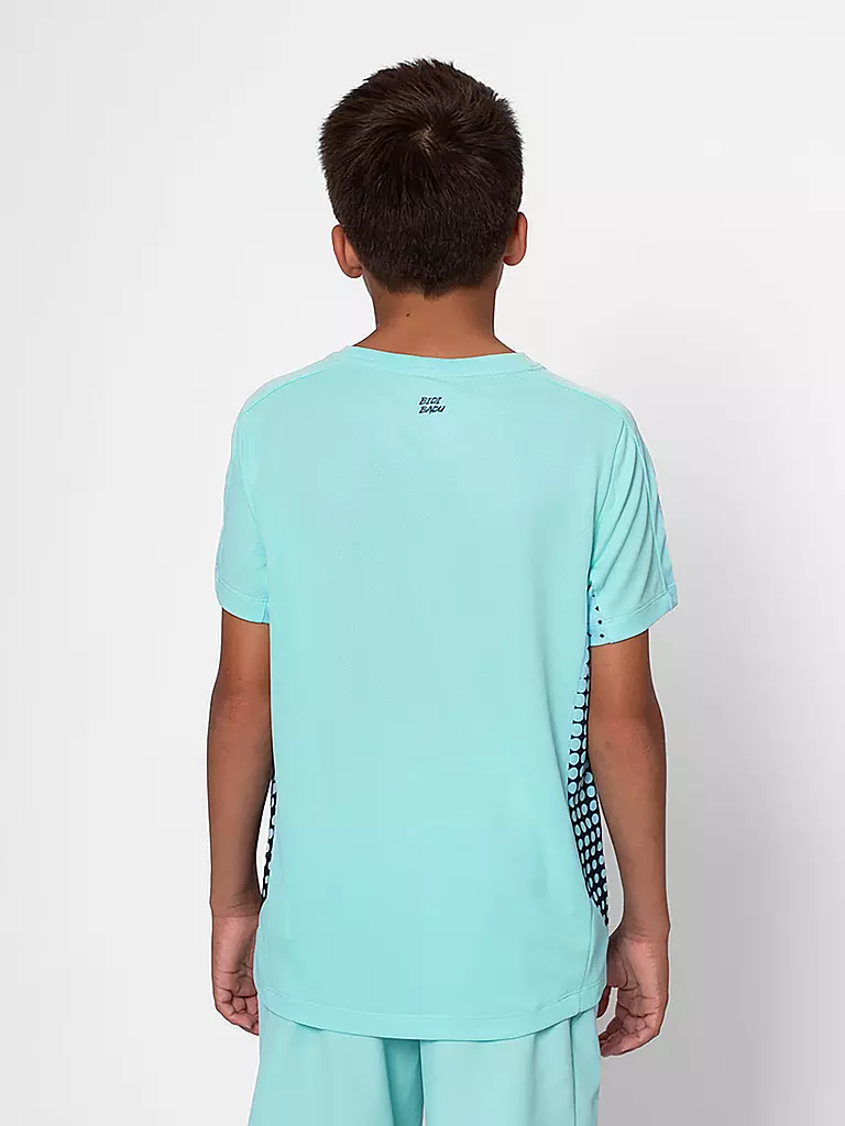 BIDI BADU | Jungen Tennisshirt Spectrum | blau