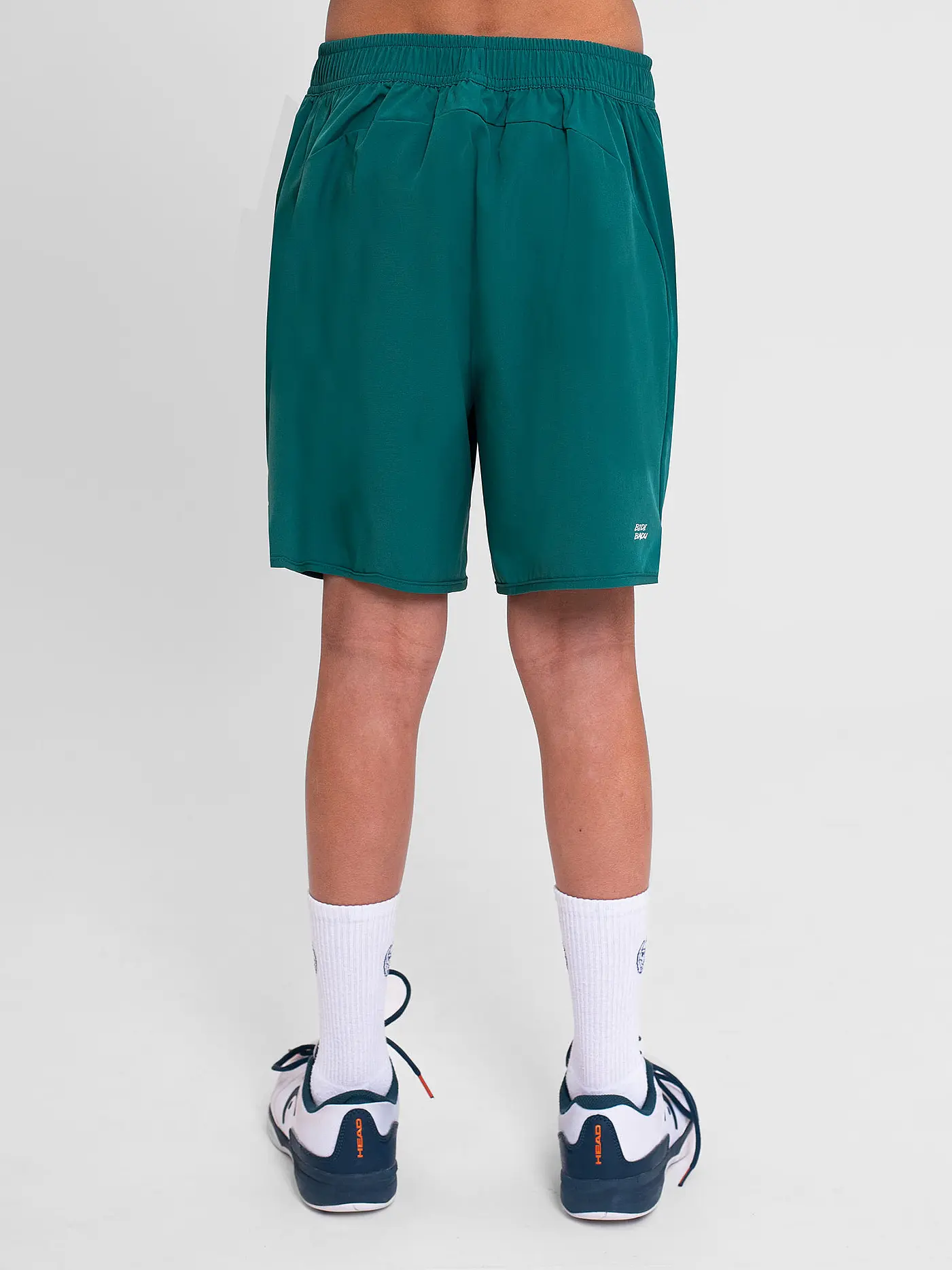 BIDI BADU | Jungen Tennisshort Spike | dunkelgrün