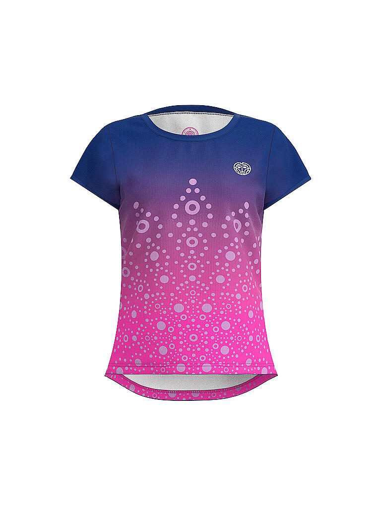 BIDI BADU | Mädchen Tennisshirt Colortwist Capsleeve JR. | dunkelblau