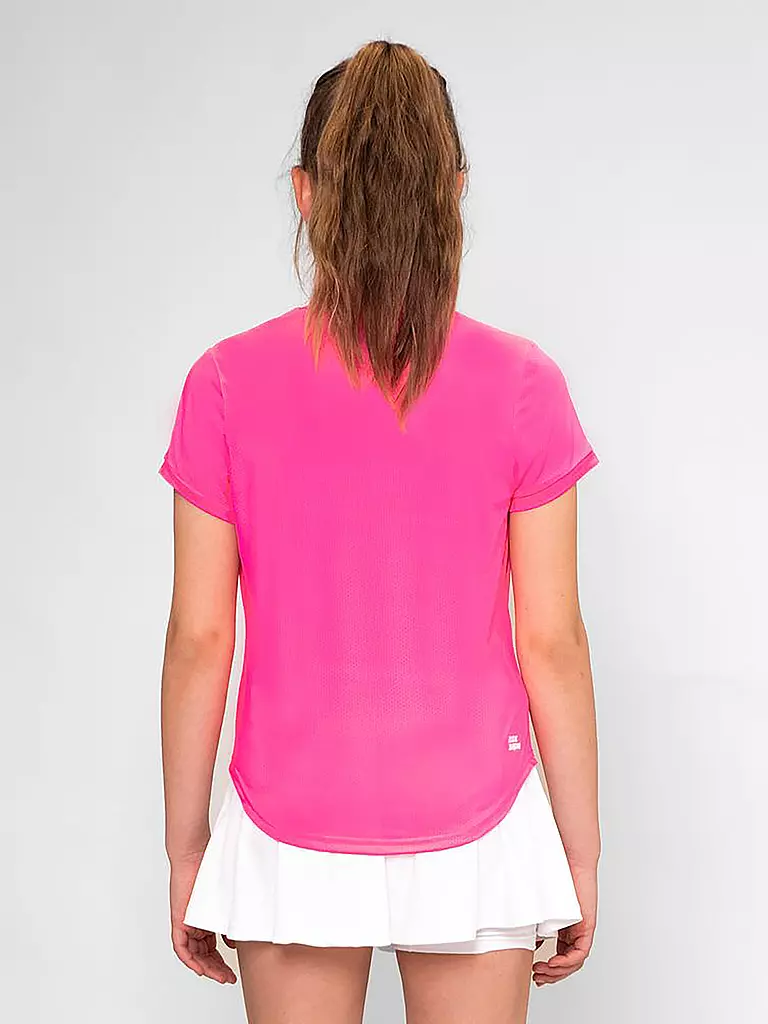 BIDI BADU | Mädchen Tennisshirt Crew | pink