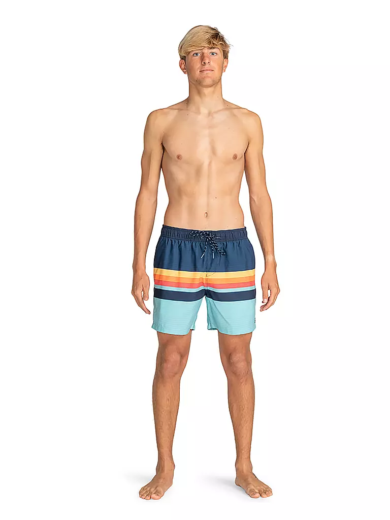 BILLABONG | Herren Badeshort All Day HTR Stripes | dunkelblau