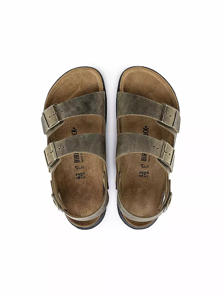 BIRKENSTOCK | Herren Sandale Milano CT Oiled Leather | olive