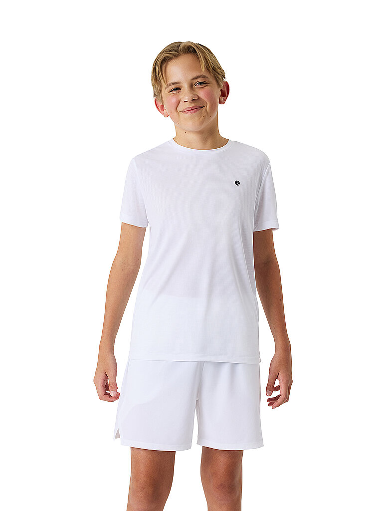 BJÖRN BORG Kinder Tennisshirt ACE LIGHT weiss | 158-164