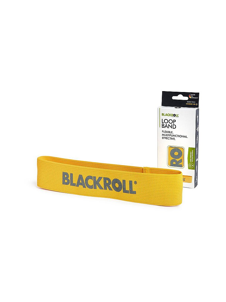 BLACKROLL Fitnessband LOOP BAND Extra Leicht gelb