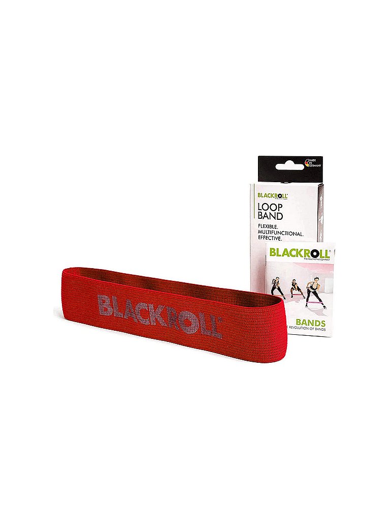 BLACKROLL Fitnessband LOOP BAND Mäßig rot