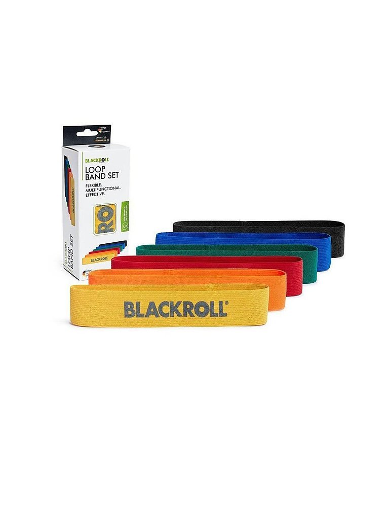 BLACKROLL Fitnessbänder Set - Loop Band Set 6er bunt