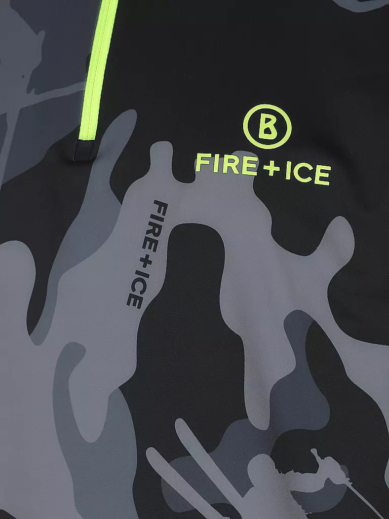 BOGNER FIRE+ICE | Herren Unterzieh Zipshirt Pascal | schwarz