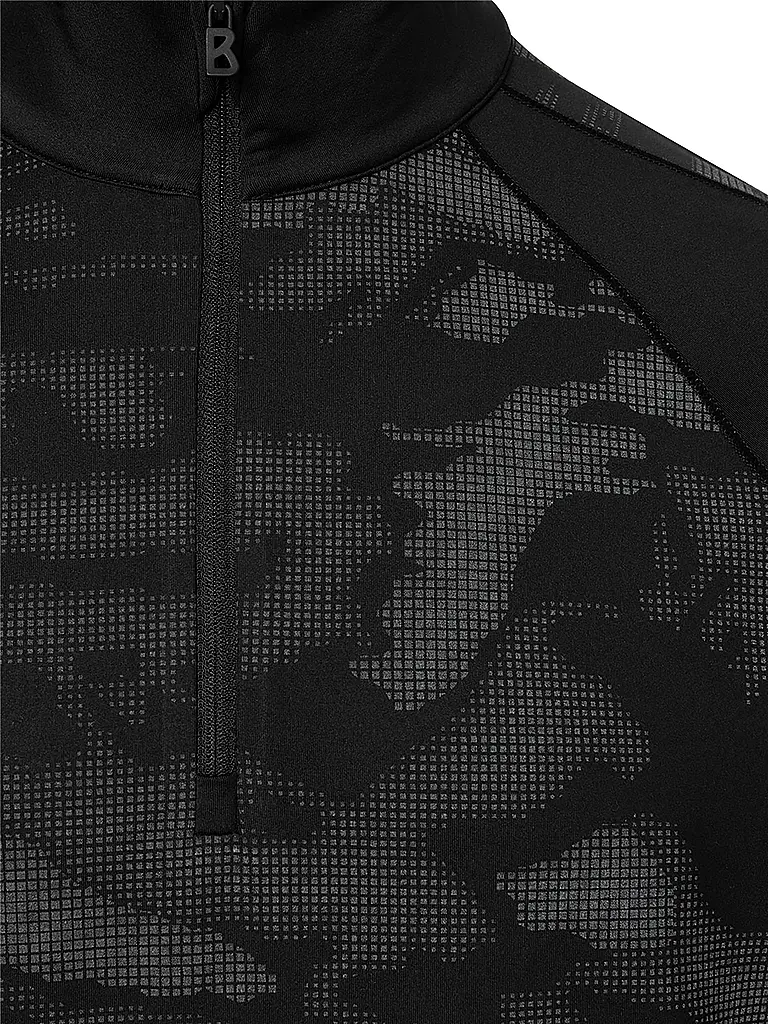 BOGNER FIRE+ICE | Herren Unterzieh Zipshirt Premo4 | schwarz