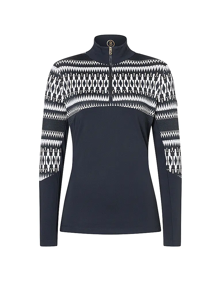 BOGNER | Damen Unterzieh Zipshirt Jelissa | schwarz