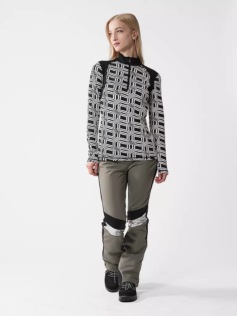 BOGNER | Damen Unterzieh Zipshirt Jordana | schwarz
