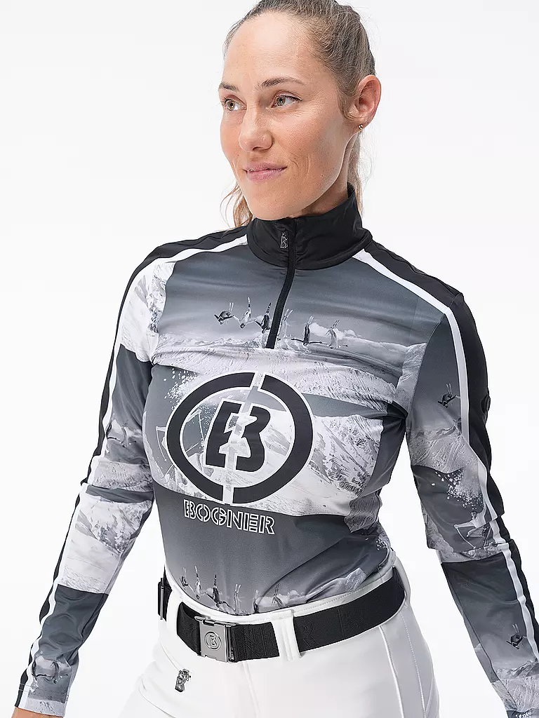 BOGNER | Damen Unterzieh Zipshirt Junas | bunt