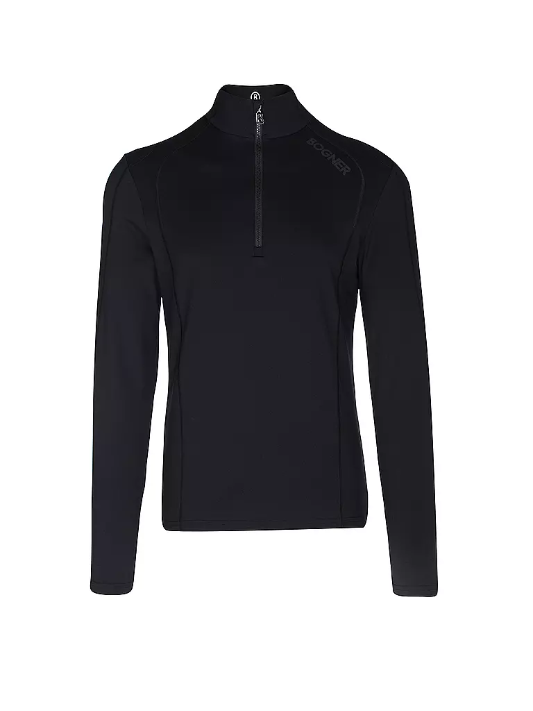 BOGNER | Herren Unterzieh Zipshirt Harry | schwarz