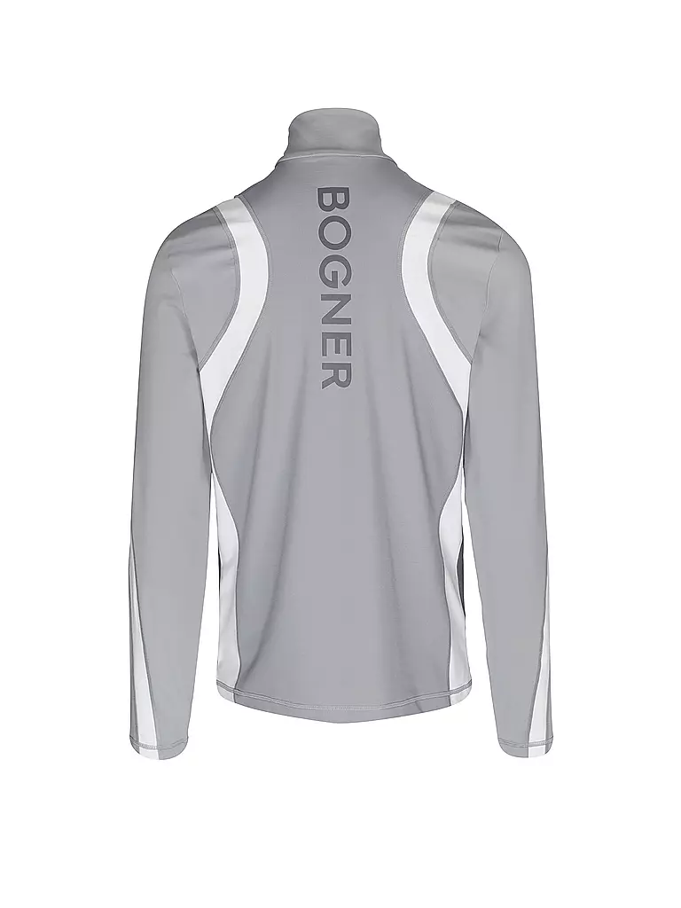BOGNER | Herren Unterzieh Zipshirt Junas | hellgrau