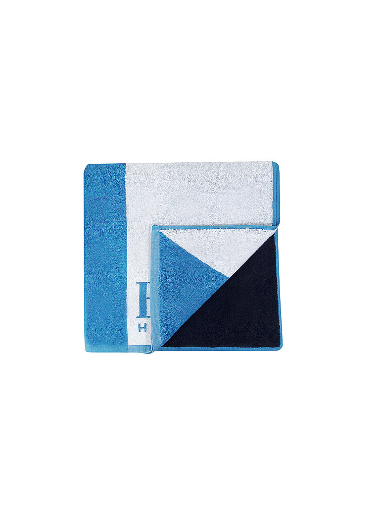 BOSS Badetuch Beach blau