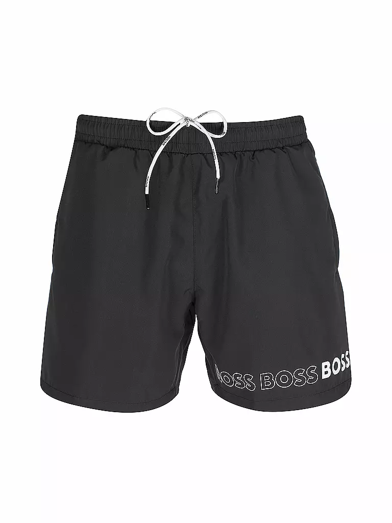 BOSS | Herren Badeshort Dolphin | schwarz