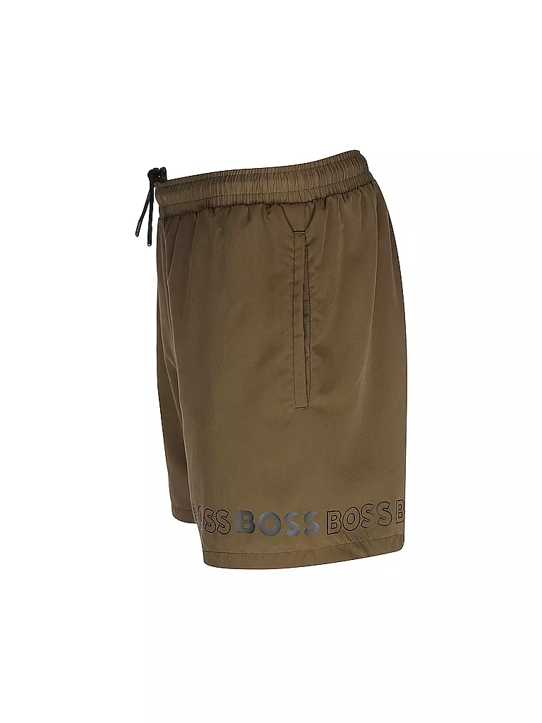 BOSS | Herren Badeshort Dolphin | olive