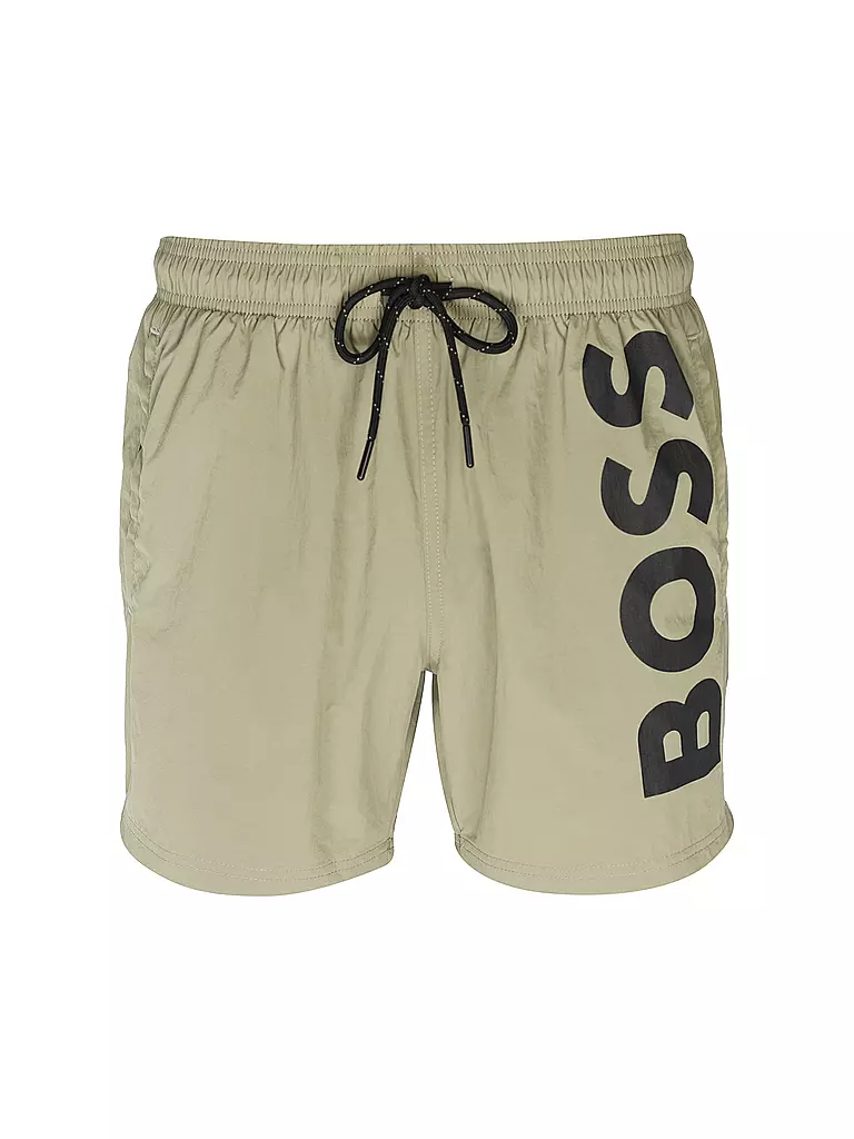 BOSS | Herren Badeshort Octopus | olive