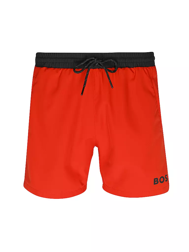 BOSS | Herren Badeshort Starfish | rot