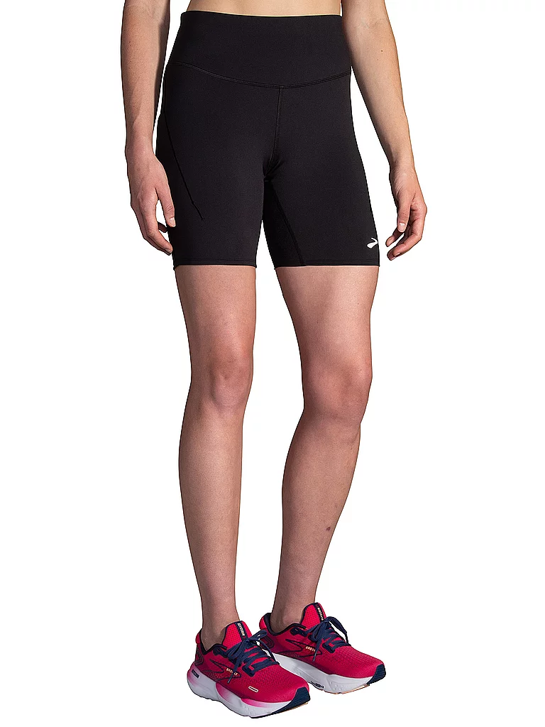 BROOKS Damen Laufshorttights Spark 8 schwarz | S — Bild 3