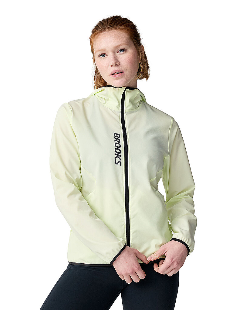 BROOKS Damen Laufjacke Canopy gelb | L