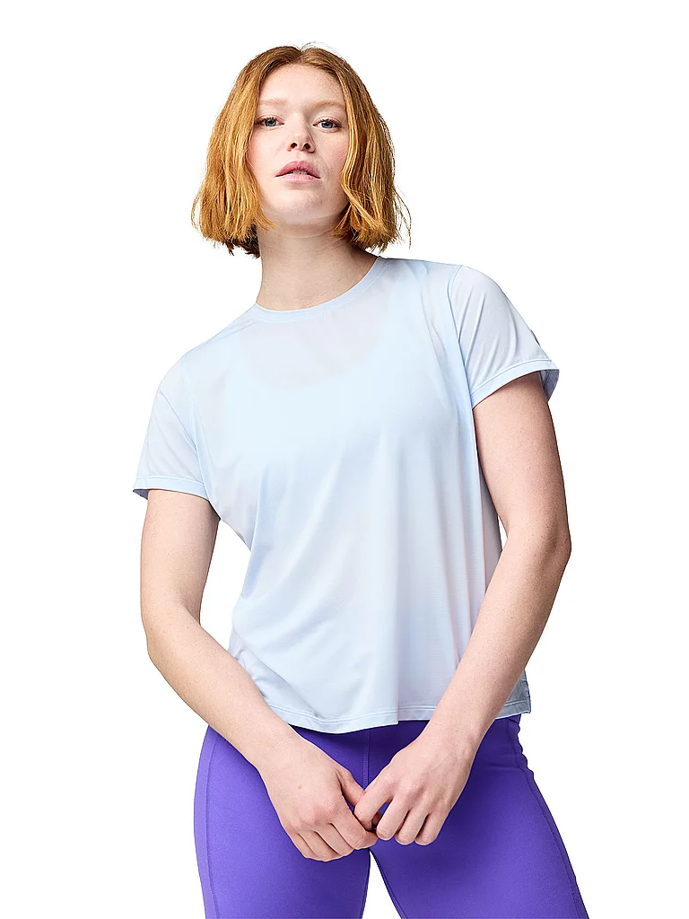 BROOKS Damen Laufshirt Dash hellblau | S — Bild 3